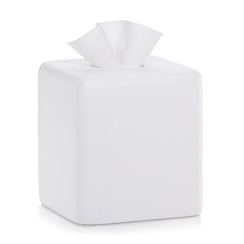 Domus White Matte Tissue Cover