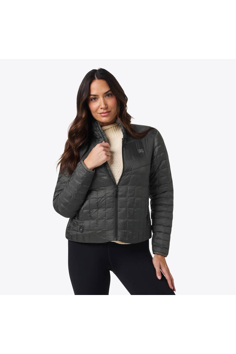 Women's Outrider Heated Jacket, Alternate, color, Dark Charcoal