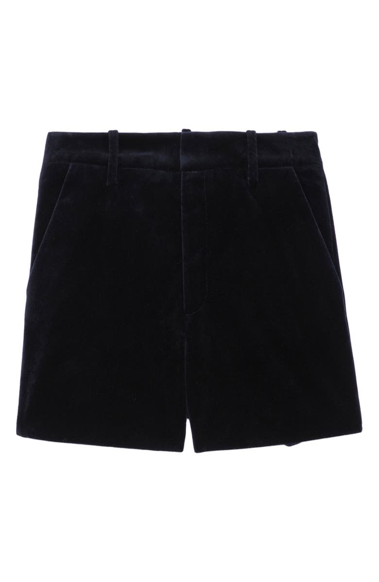 Zadig & Voltaire Cotton Velvet Shorts, Alternate, color, 