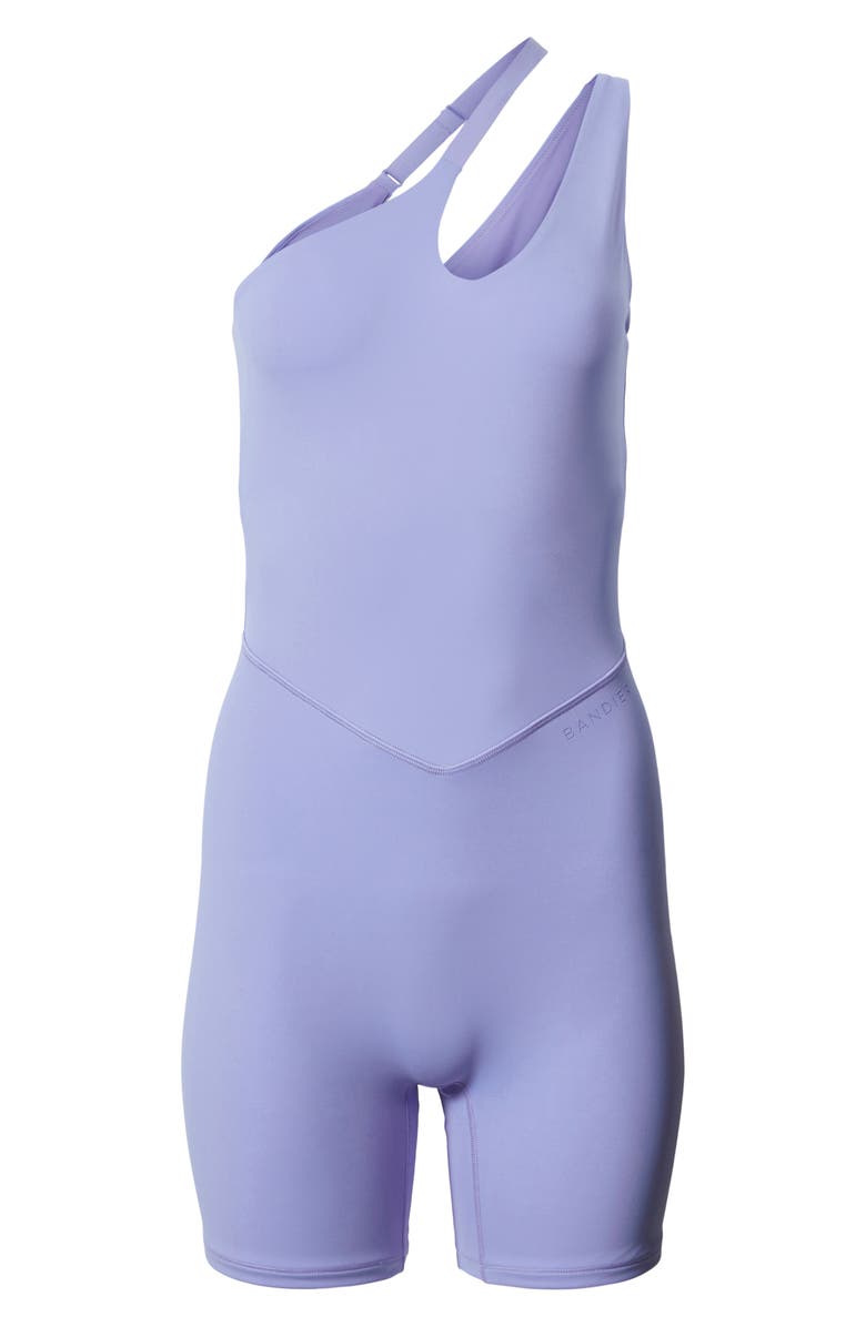 BANDIER Asymmetric Tempo Romper, Alternate, color, Jacaranda