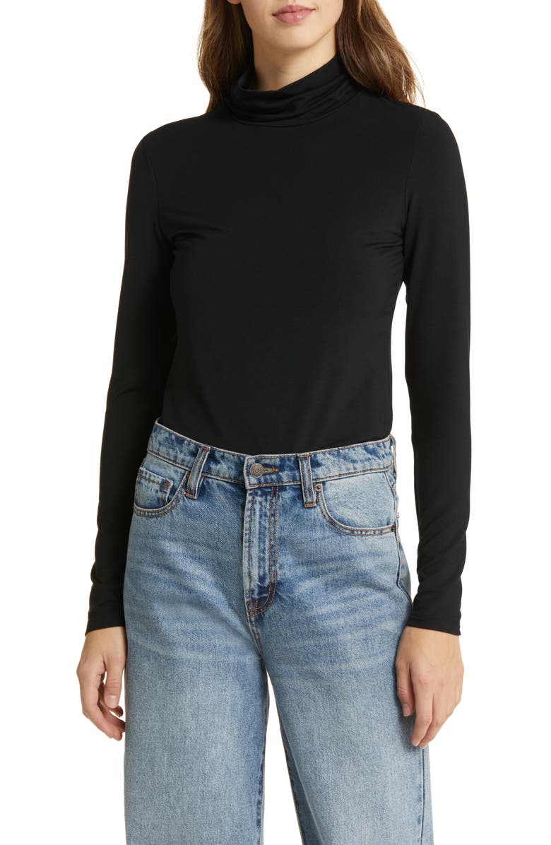 Nordstrom Modal Knit Turtleneck, Main, color, 