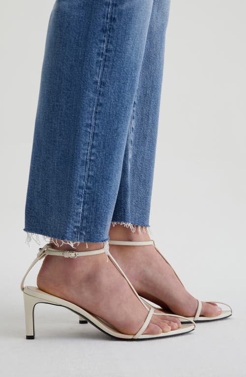 Ag Brinley Mid Rise Straight Crop Jeans In Multi