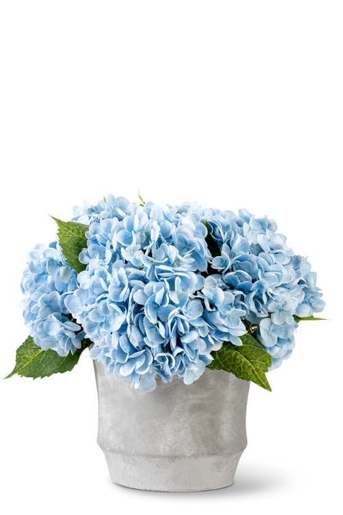 Cocobella Ryann Realtouch Hydrangea Arrangement In Azure
