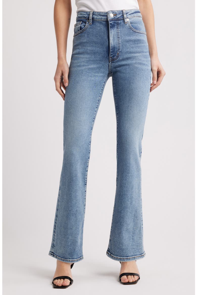The Reboot High Waist Bootcut Jeans, Main, color, CRAVE