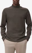 MANGO Slim Fit Long Sleeve Mock Neck Thermolite® T-Shirt