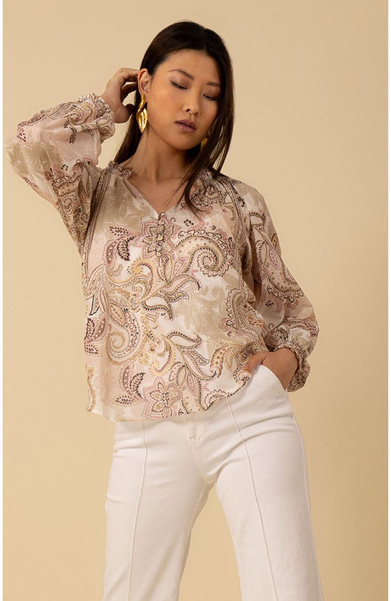 Hale Bob Mallory Voile Top, Main, color,