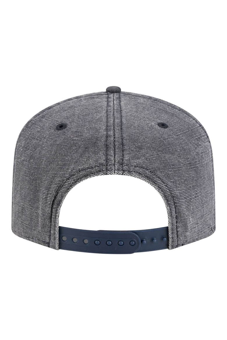 Men's New Era  Navy Heather Los Angeles Dodgers  Denim Classic 19TWENTY Adjustable Hat, Alternate, color, Heather Navy