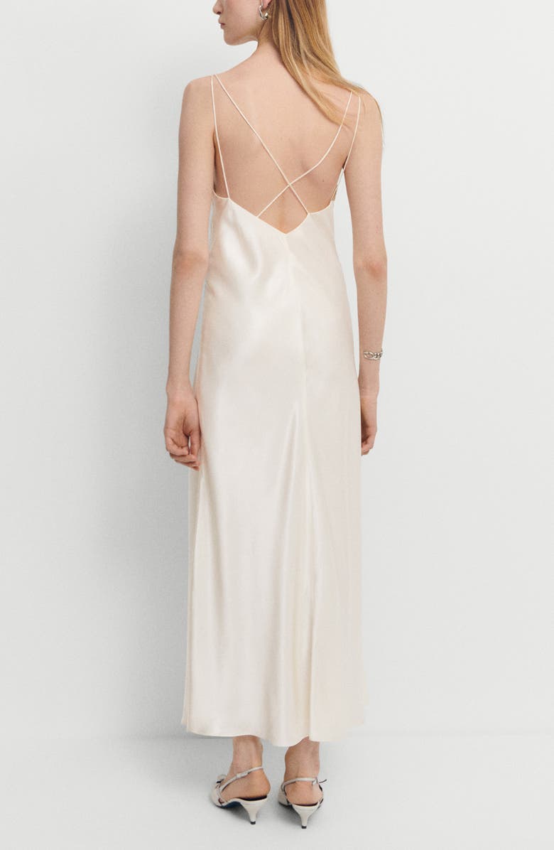 MANGO Satin Maxi Slipdress, Alternate, color, 