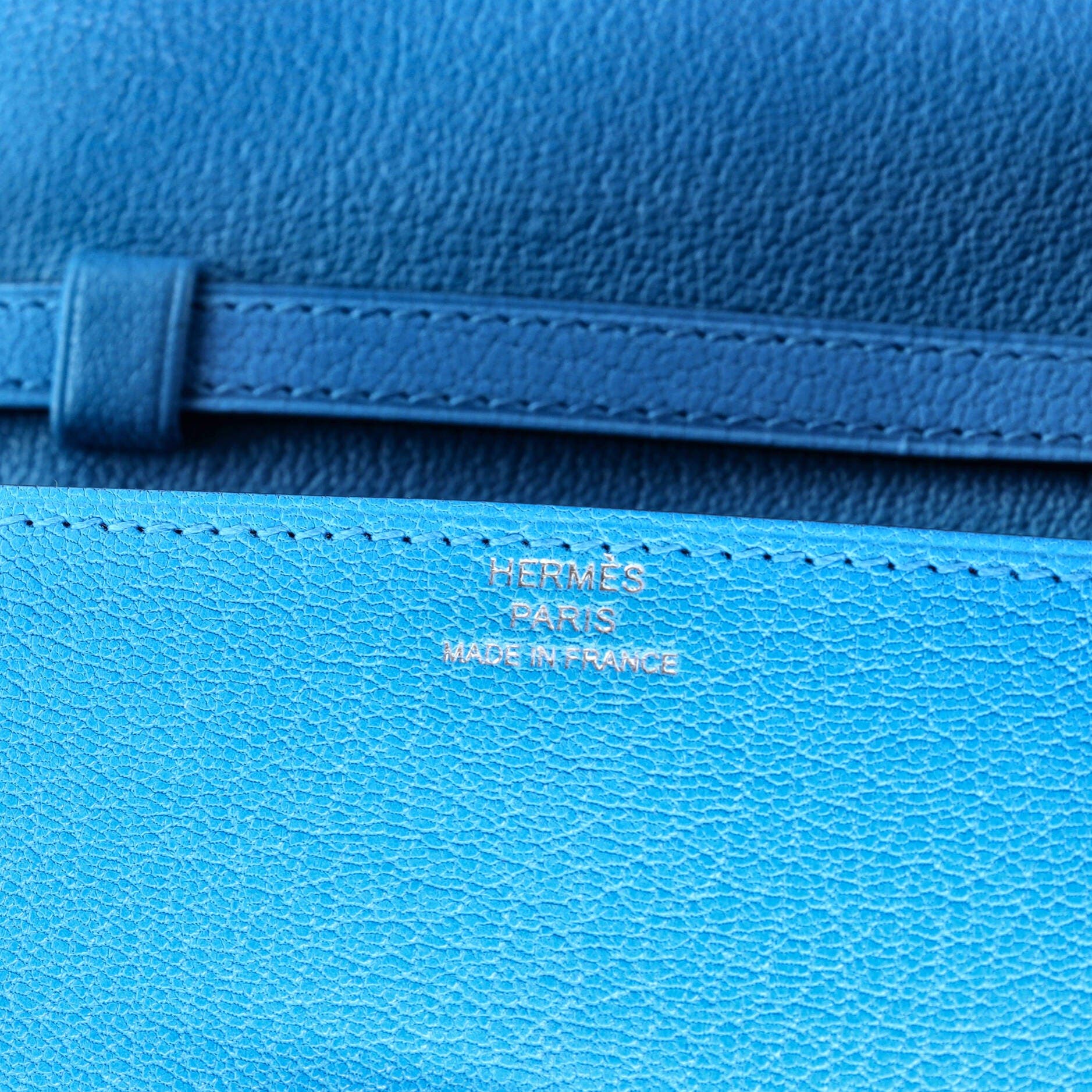Chaine d'Ancre To Go Wallet Chevre Chamkila, Alternate, color, Blue
