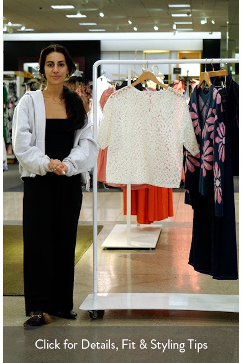 Floral Mesh Boxy Top video