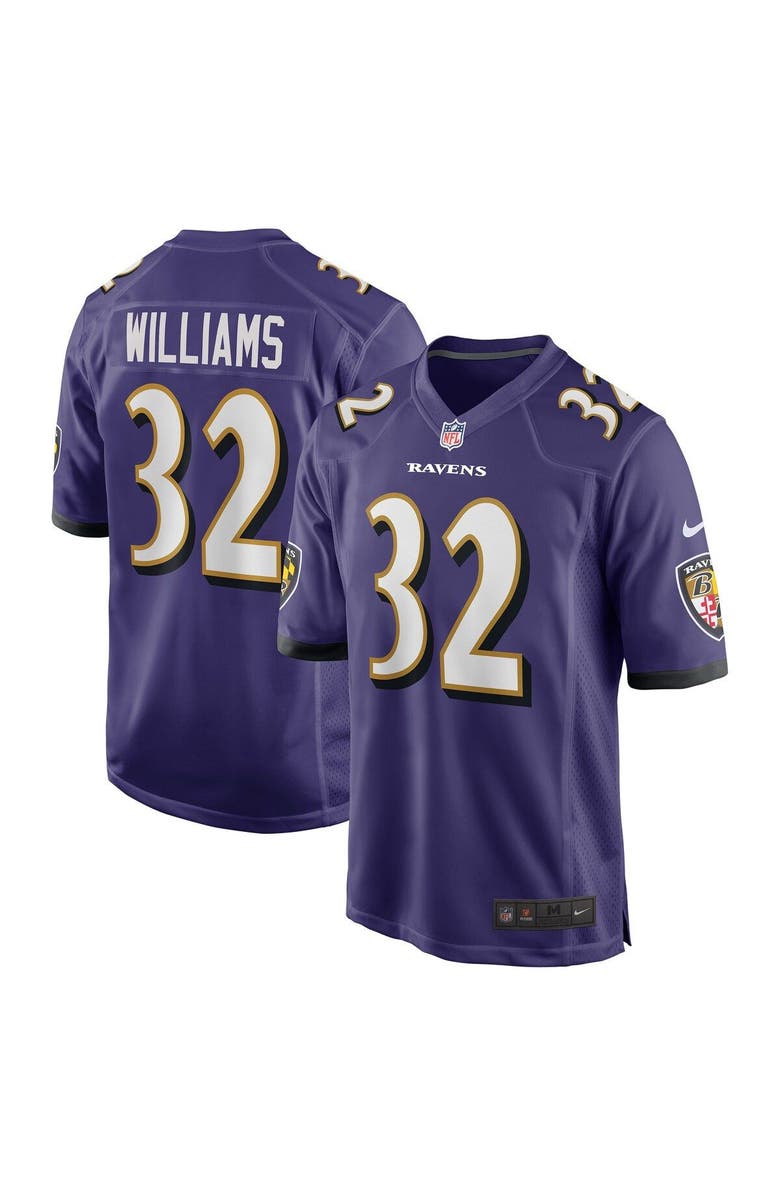 Nike Men's Nike Marcus Williams Purple Baltimore Ravens Player Game Jersey, Main, color, 