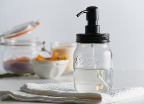 Kilner Liquid Soap & Lotion Dispenser 17 Ounce In Black