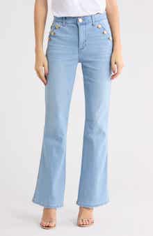 Democracy AbSolution Sailor Button Bootcut Jeans