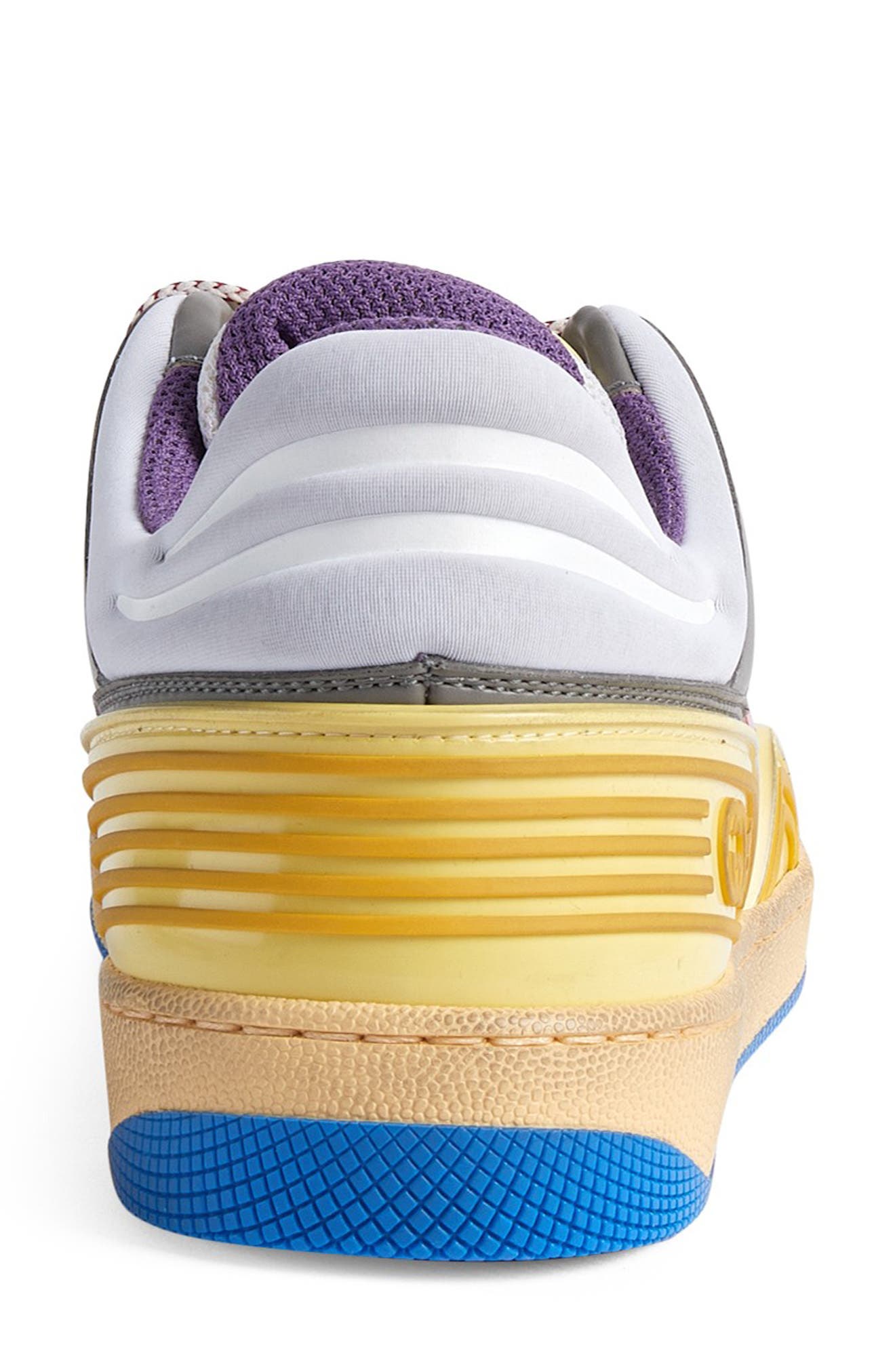 Gucci Basket Low Top Sneaker, Alternate, color, White