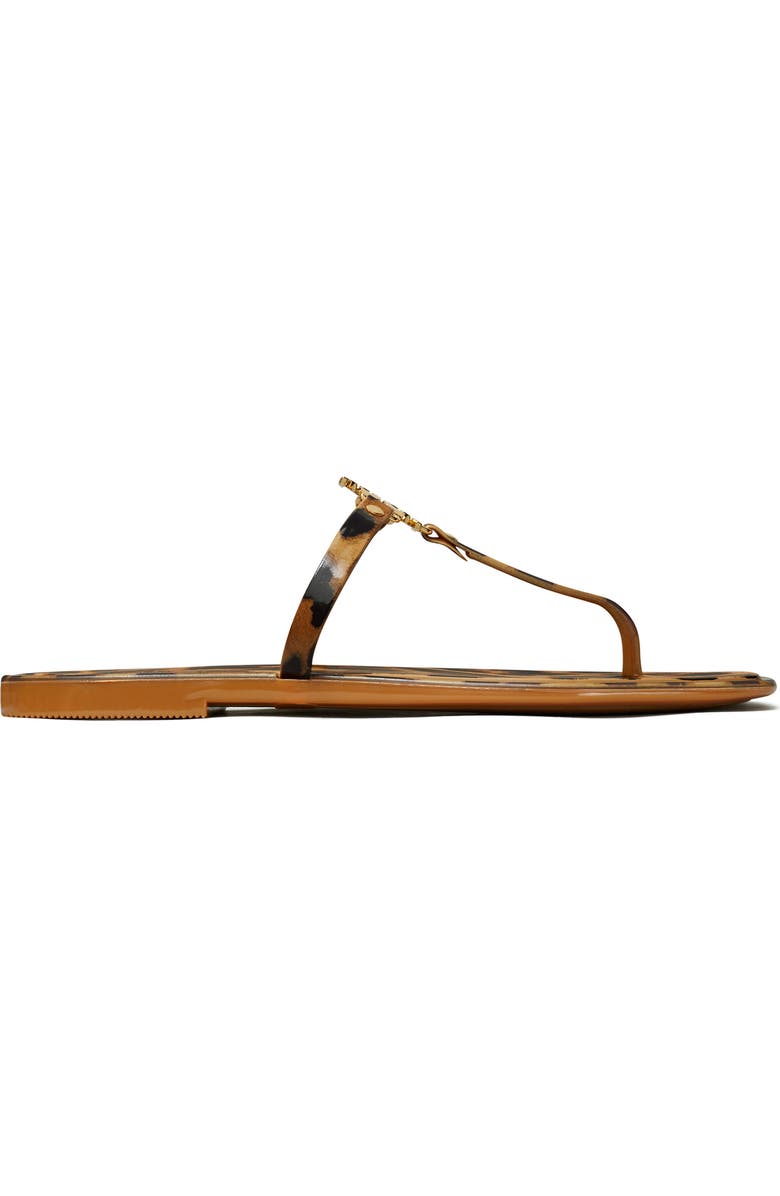 Tory Burch Roxanne Jelly Thong Sandal, Alternate, color, Classic Leopard