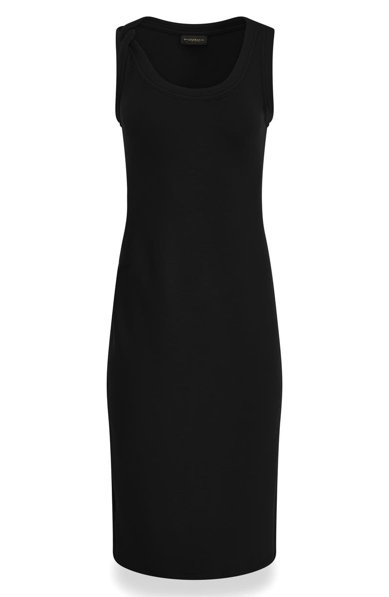 DONNA KARAN WEEKEND Sleeveless Body-Con Midi Dress, Alternate, color, Black