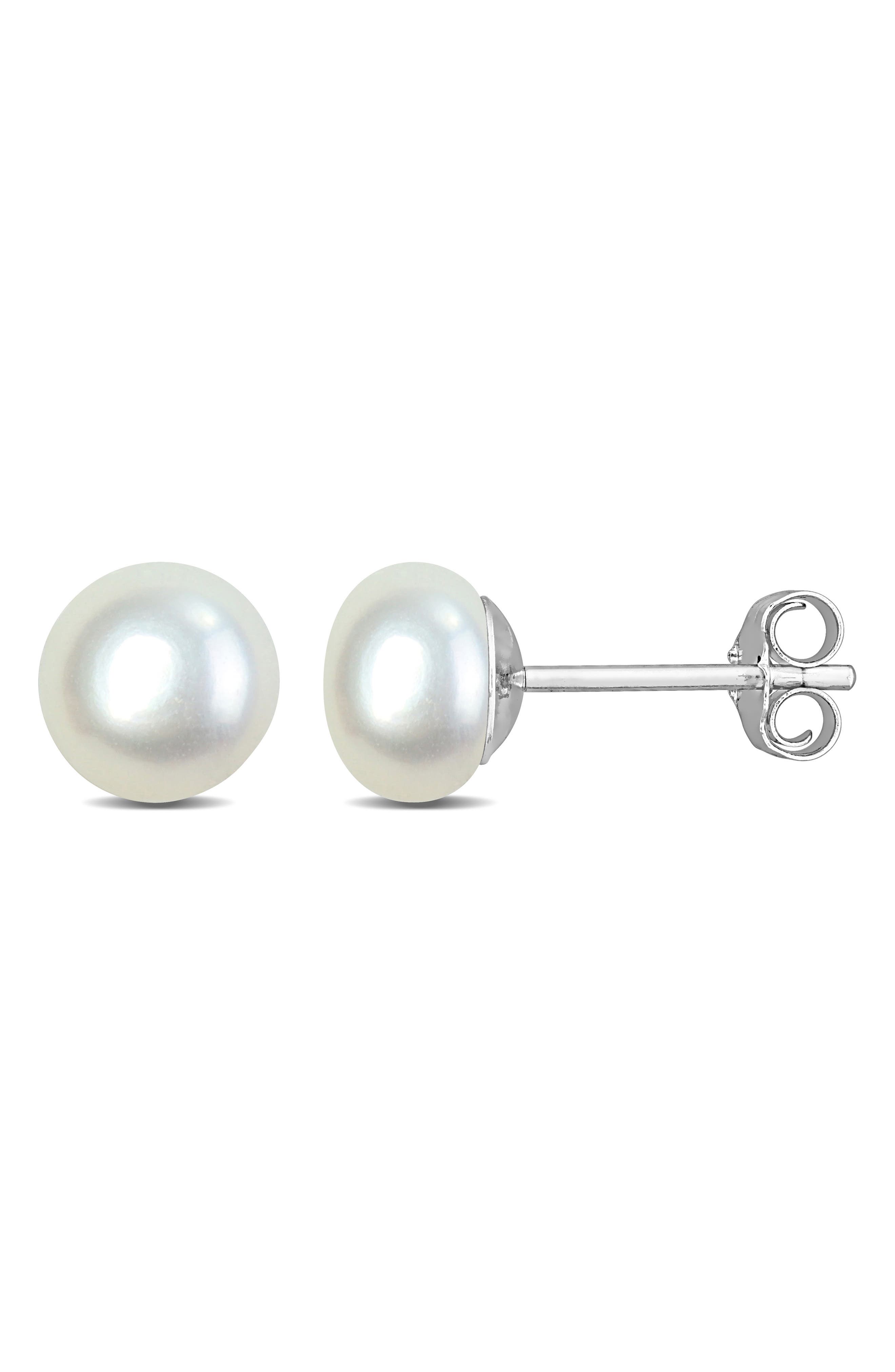 DELMAR Cultured Freshwater Stud Earrings
