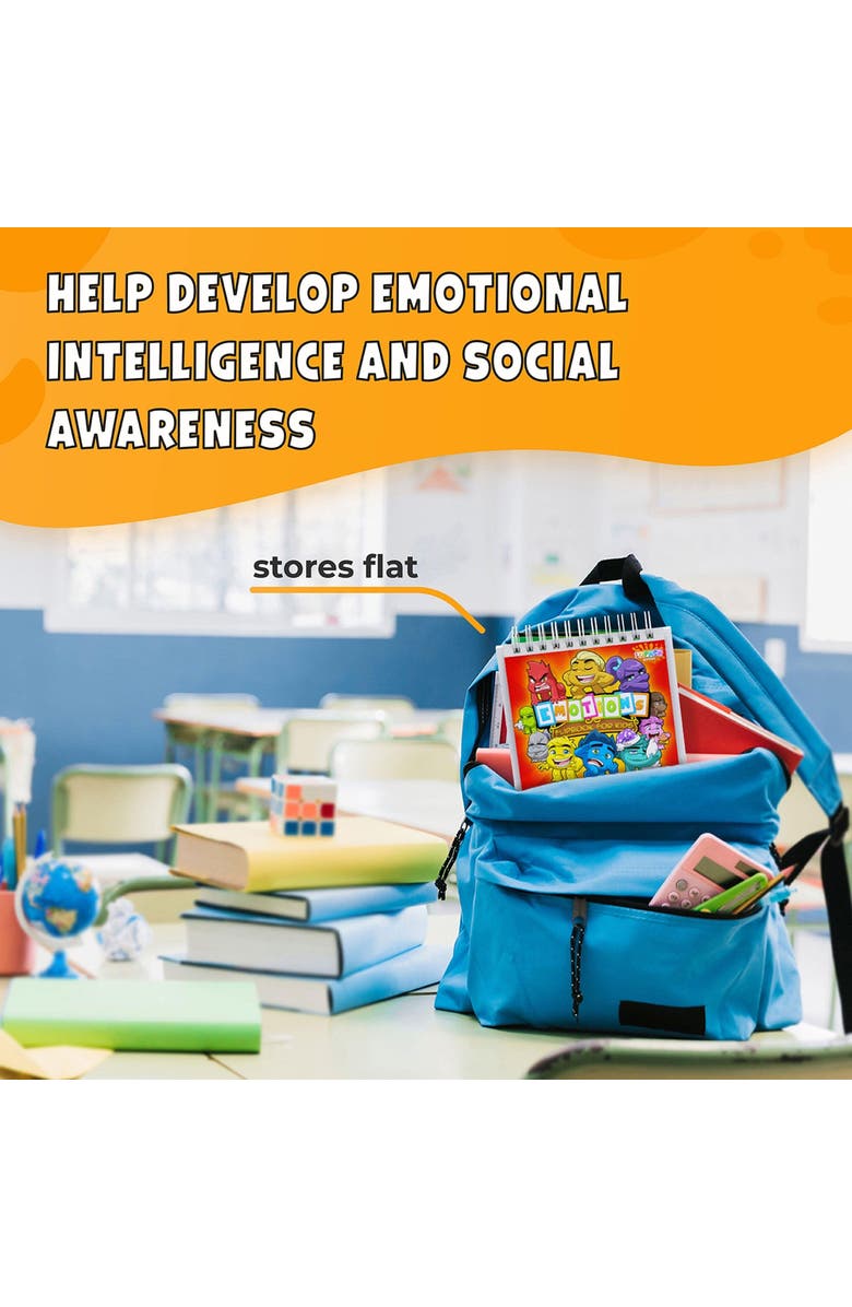 Lupash Games Monsters Emotions Flipbook for Kids Age 3+, Alternate, color, 