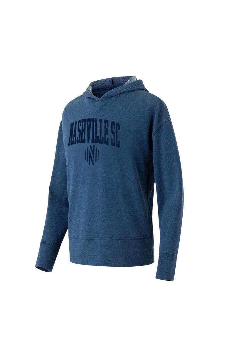 CONCEPTS SPORT Women's Concepts Sport Navy Nashville SC Volley Hoodie Long Sleeve T-Shirt, Alternate, color, Navy