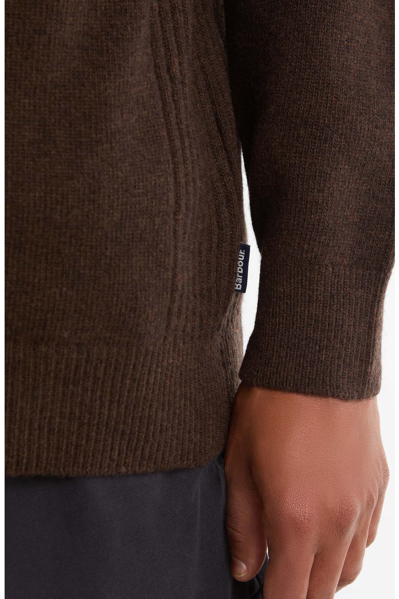 Holden Wool Pullover, Alternate, color, DARK OAK