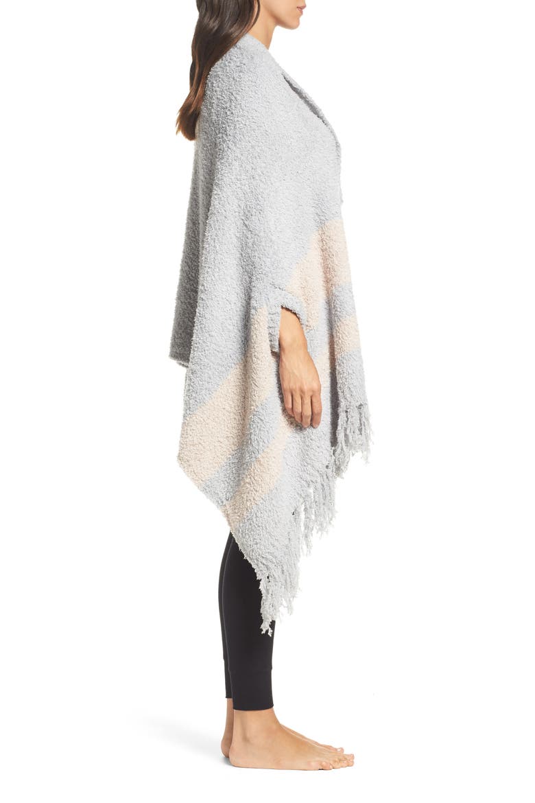 CozyChic™ Malibu Wrap, Alternate, color, OCEAN/ STONE STRIPE