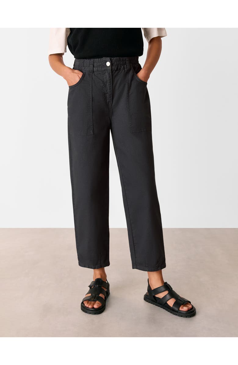Whistles Tessa Casual Pants, Main, color, Black