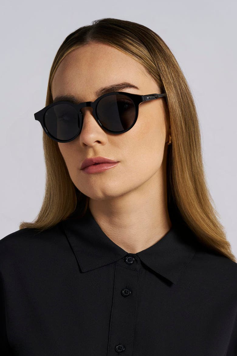 Women's Solena Polarized Sunglasses, UPF 50+ Sun Protection, Alternate, color, Black