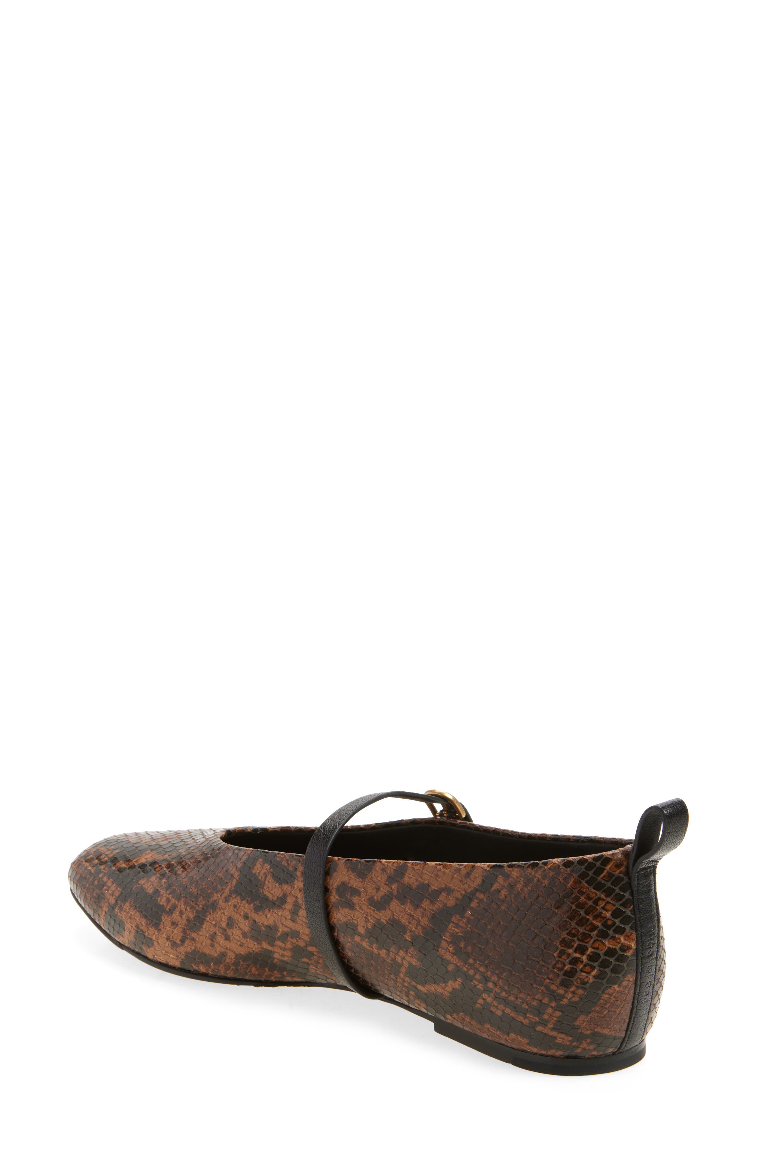 rag & bone Spire Mary Jane, Alternate, color, Brown Snake Embossed