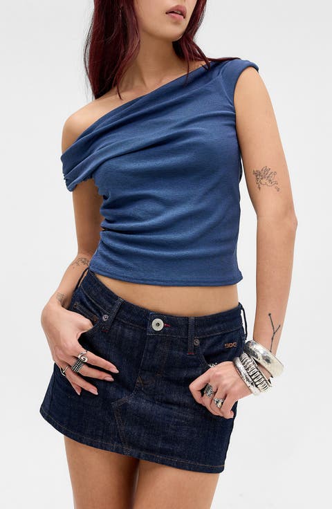 Fia Off the Shoulder Crop Top