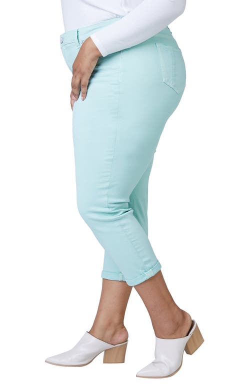 SLINK JEANS SLINK JEANS CUFFED MID RISE ANKLE BOYFRIEND JEANS