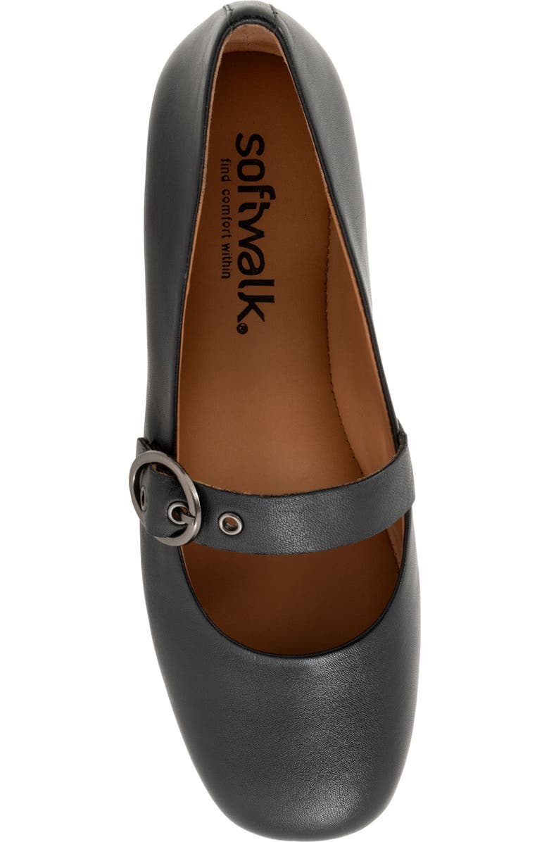 SoftWalk<sup>®</sup> Kassala Mary Jane Flat, Alternate, color, Black