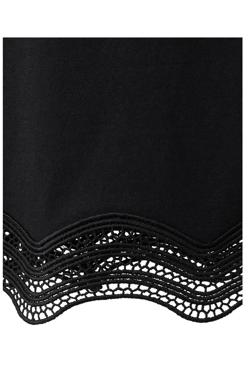 Open Stitch Top, Alternate, color, BLACK