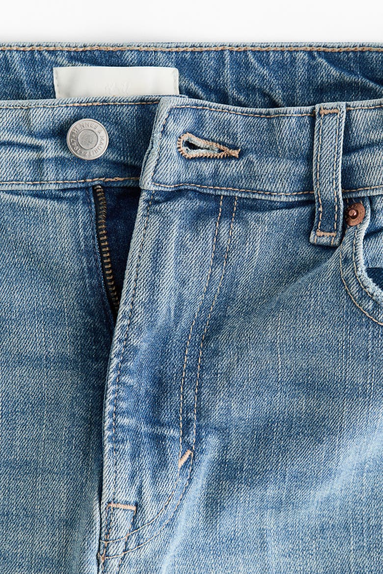 Flared High Jeans, Alternate, color, Light denim blue