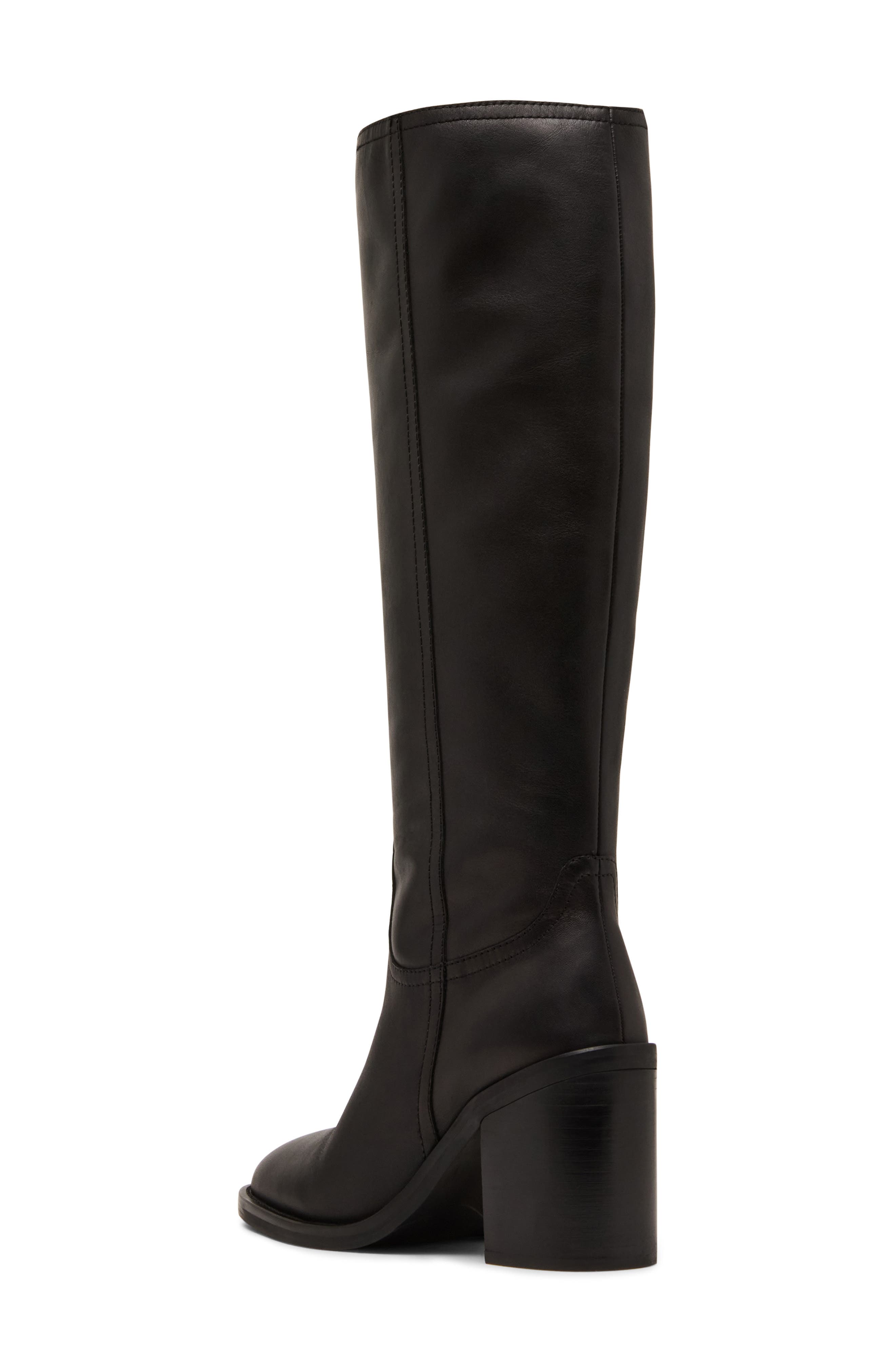 Blondo Penly Waterproof Knee High Boot, Alternate, color, Black Leather