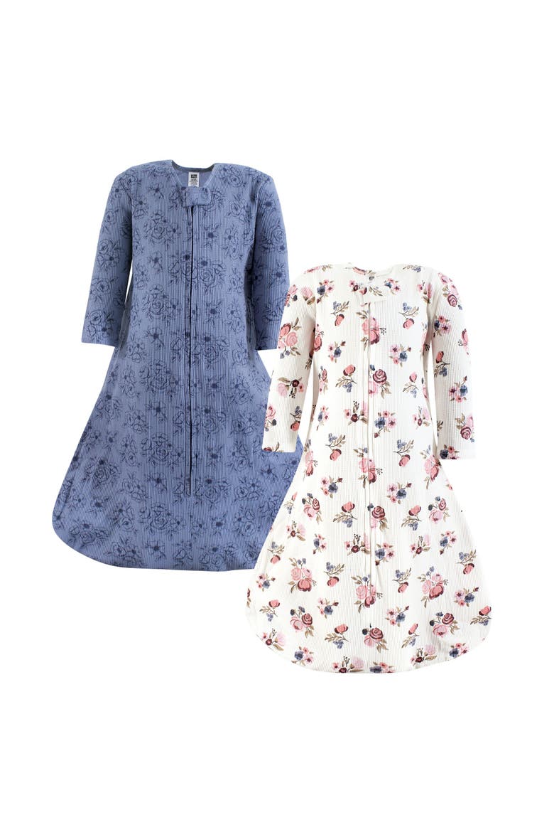 Thermal Long Sleeve Sleeping Bag 2pk, Main, color, Dusty Rose Floral
