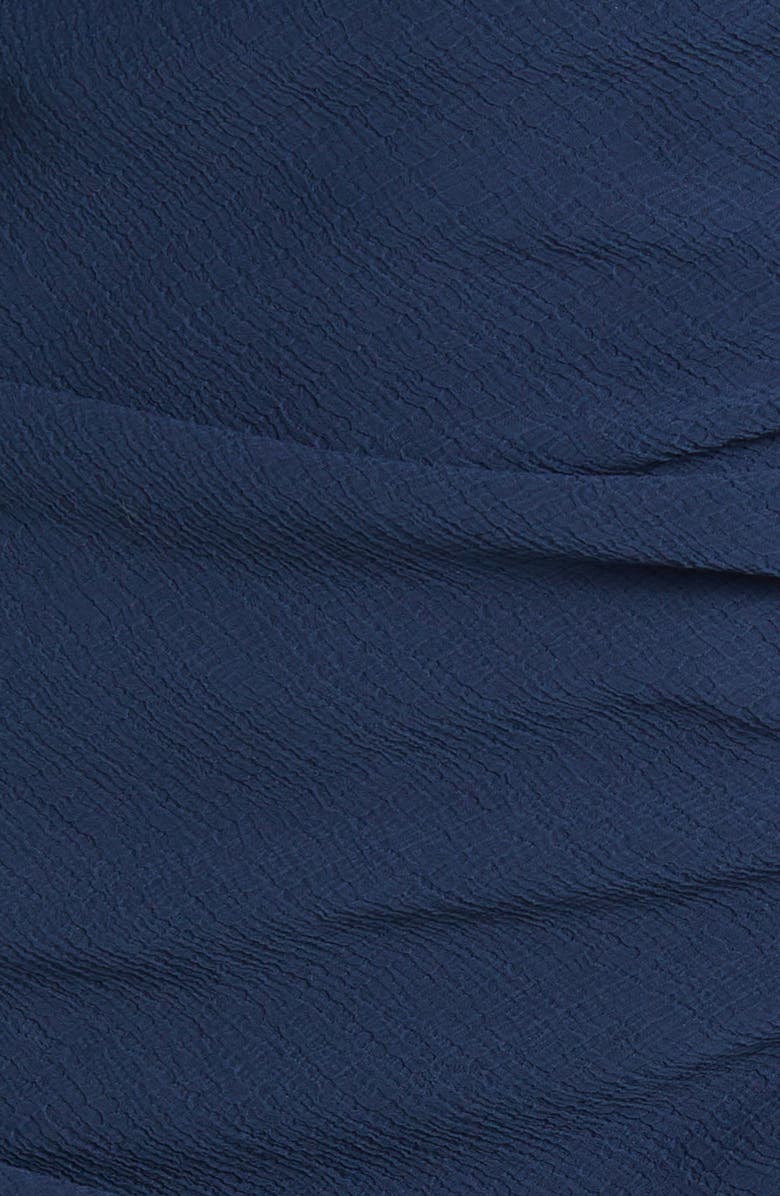 Ted Baker London Kiali Ruched Tie Long Sleeve Georgette Midi Dress, Alternate, color,