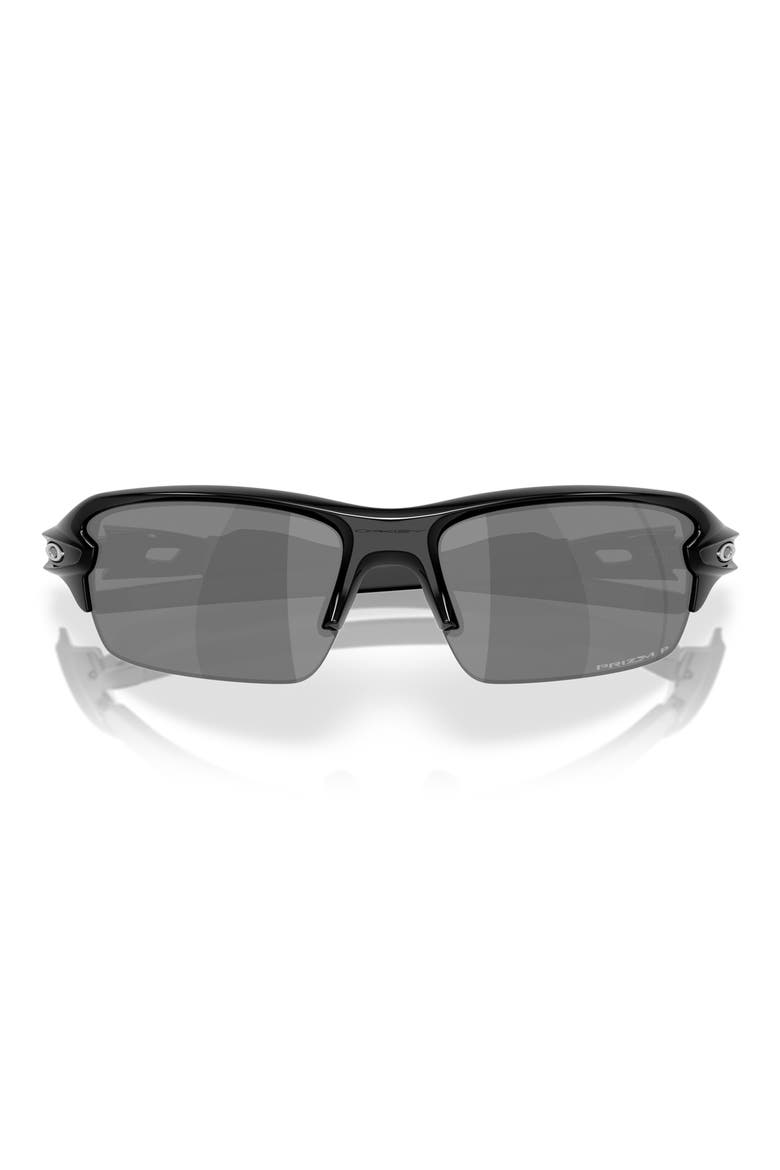 Gender Inclusive Flak 2.0 XL 59mm Polarized Rectangular Sunglasses, Alternate, color, POLISHED BLACK / PRIZM BLACK
