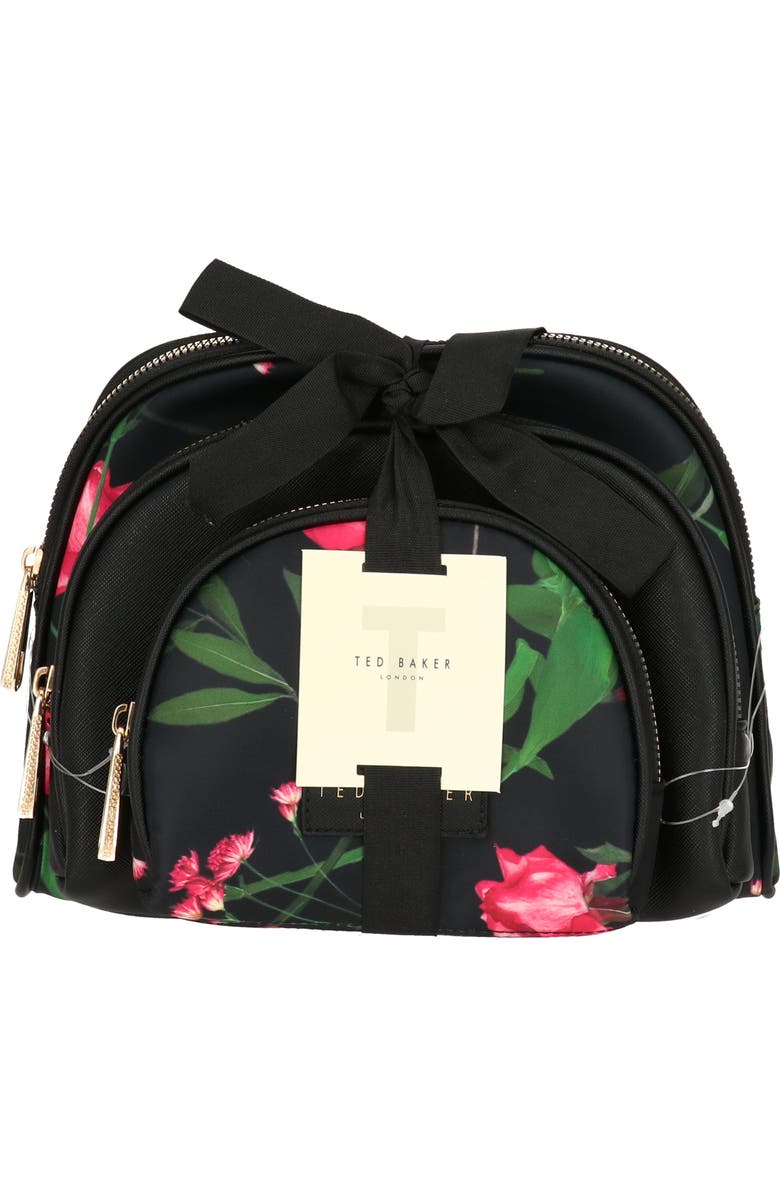 Ted Baker 3-Piece Cosmetic Bag Set, Main, color,