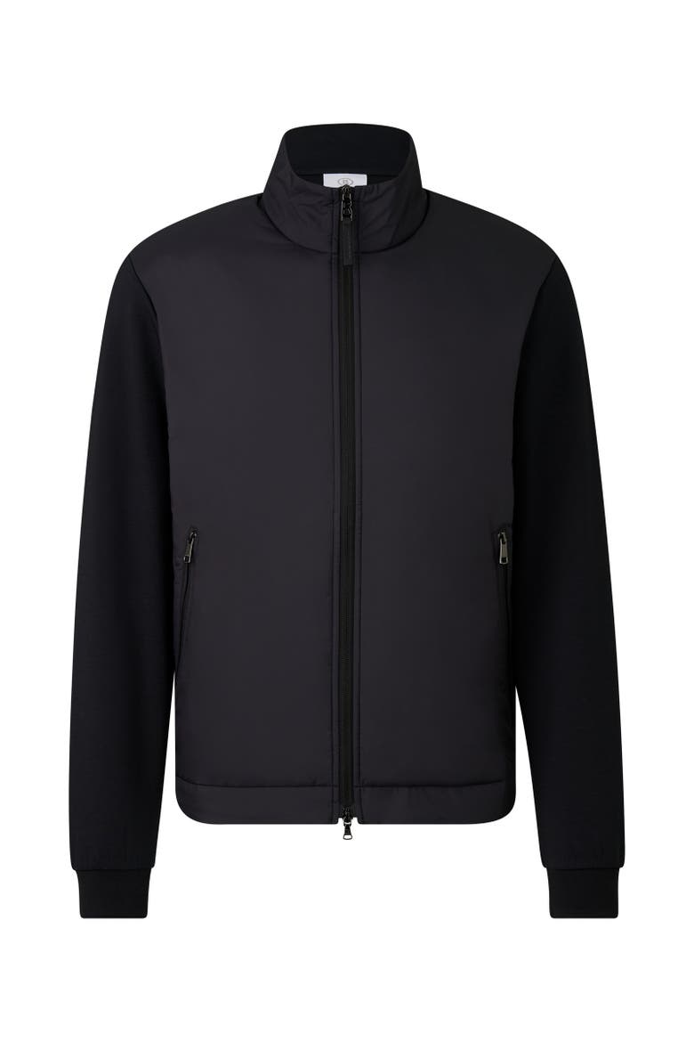 Rover Hybrid Jersey Jacket, Main, color, Black