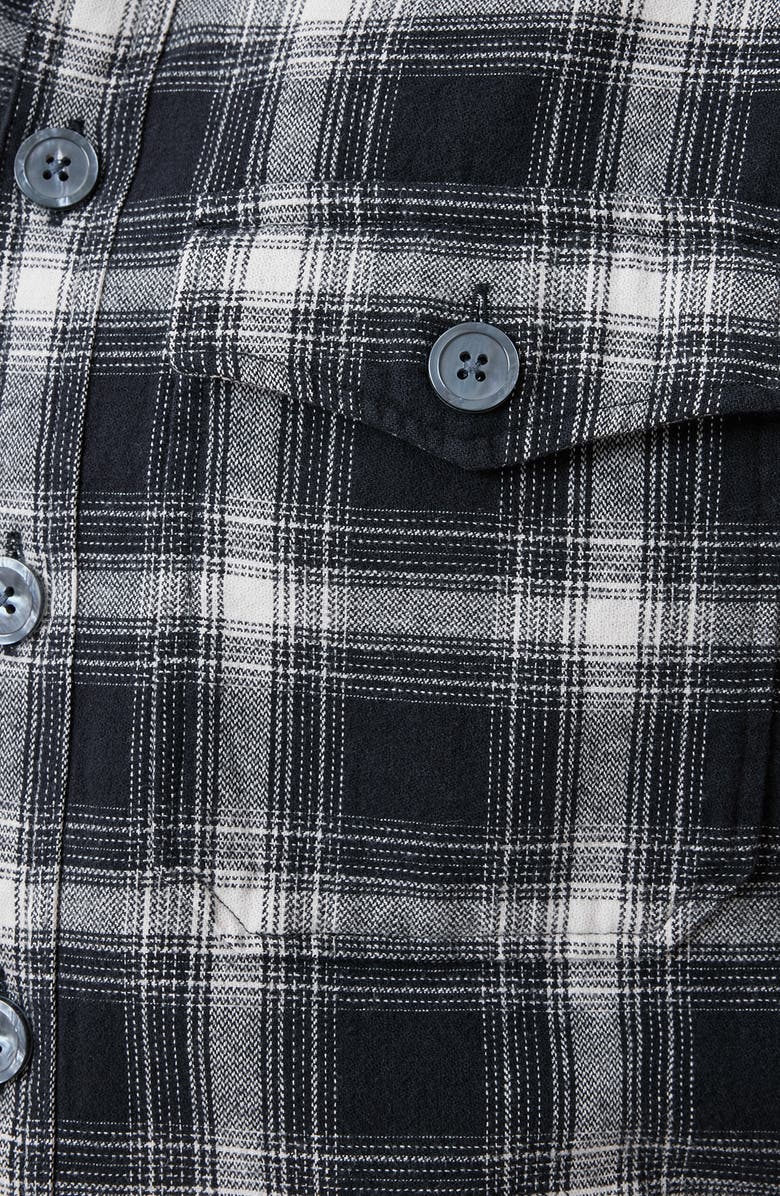 AllSaints Hamura Plaid Long Sleeve Shirt, Alternate, color, 