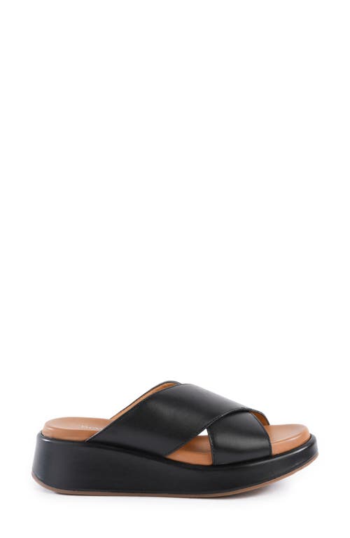 Seychelles Key Largo Wedge Slide Sandal In Black