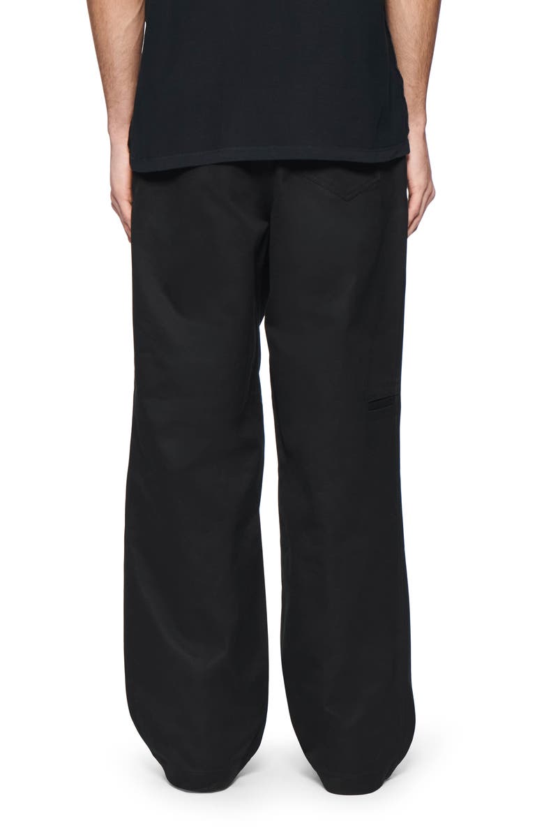 PURPLE BRAND Cotton Baggy Wide Leg Pants, Alternate, color, Black