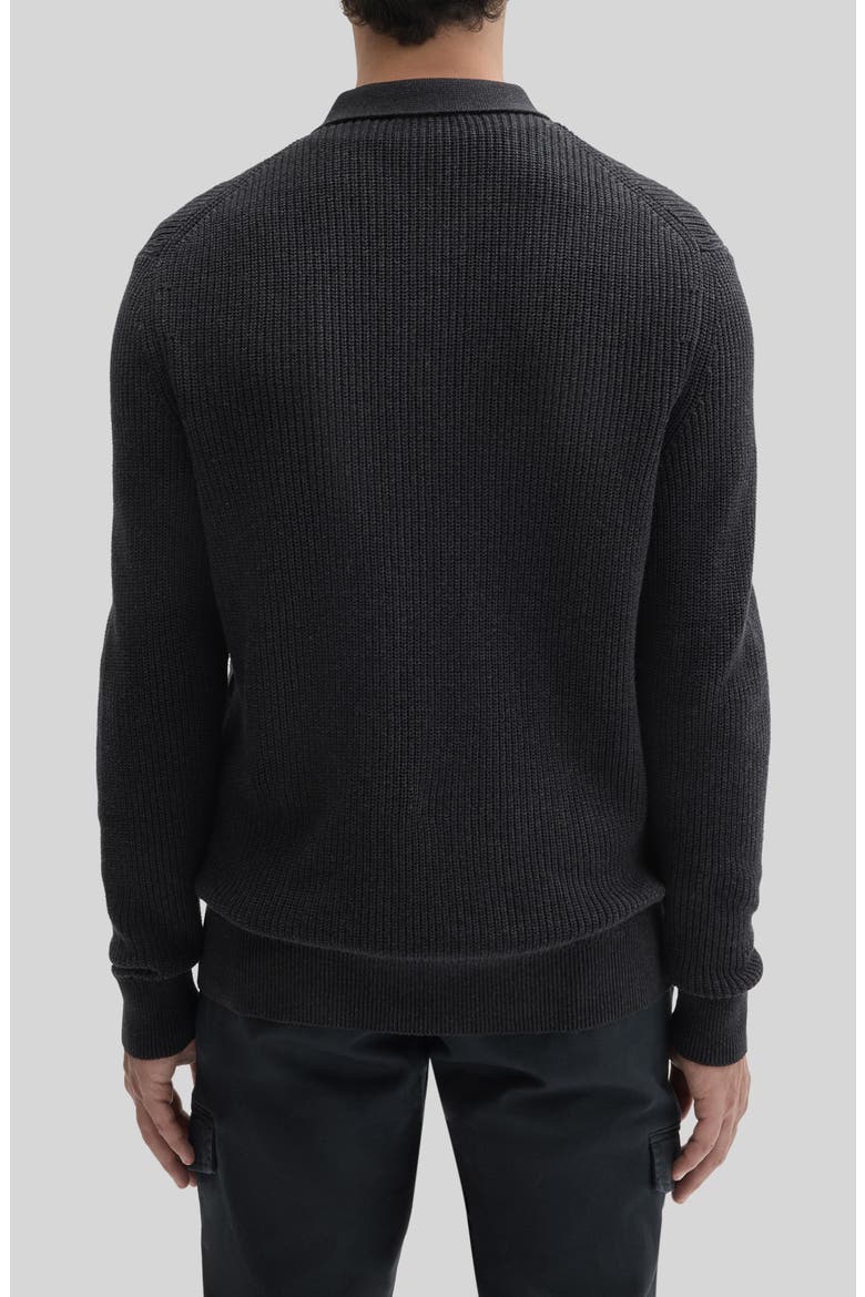 Gregorio Full Zip Cardigan Sweater, Alternate, color, BLACK