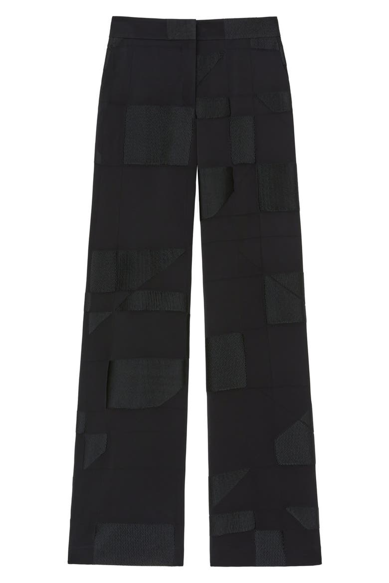 Floor Plan Fil Coupé Wide Leg Pants, Alternate, color, BLACK