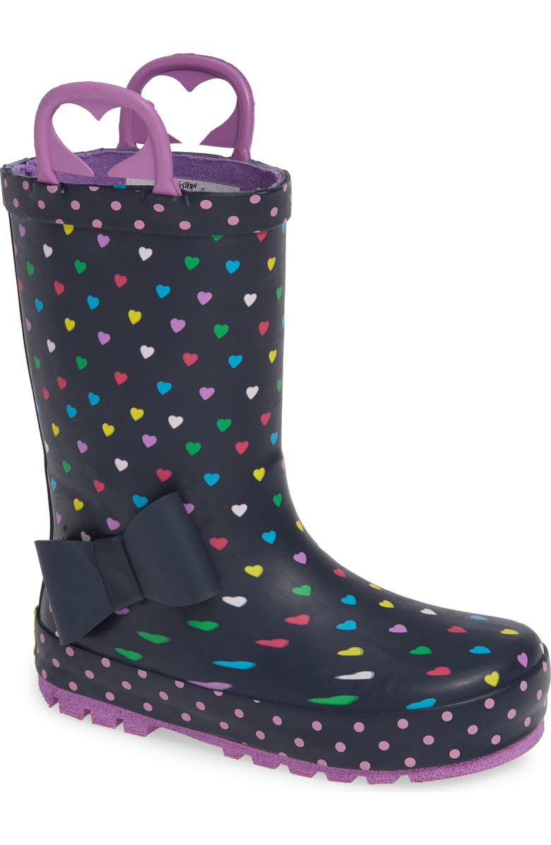 Western Chief Heart Parade Waterproof Rain Boot, Main, color,