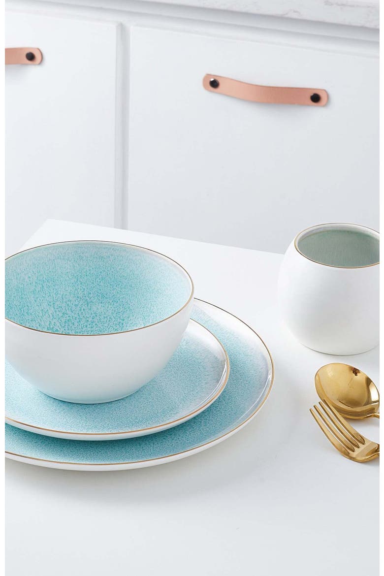 Josephine Porcelain 4-Piece Mug Set, Alternate, color, Mint