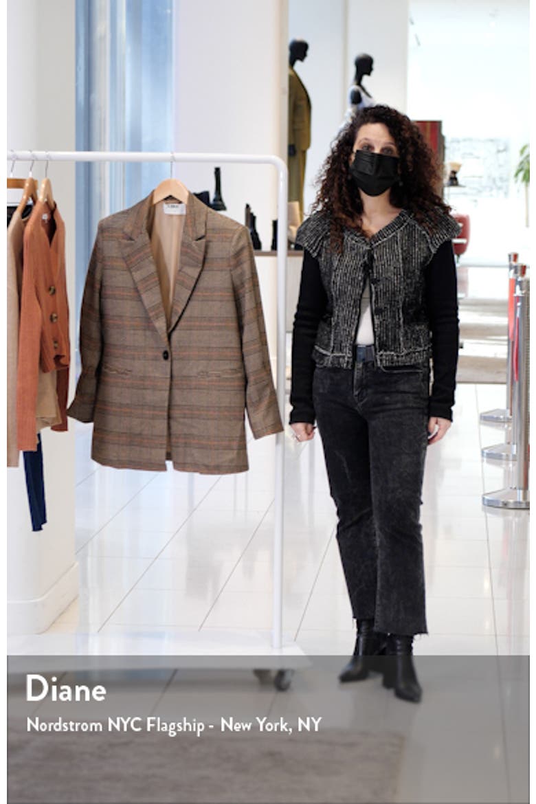 Bartlett Check Oversize Blazer video