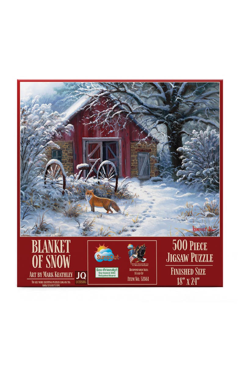 Sunsout Blanket of Snow 500 piece Jigsaw Puzzle for Adults, Alternate, color, Multicolor
