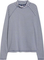 Free People FP Movement Stripe Raglan Sleeve Cotton Top