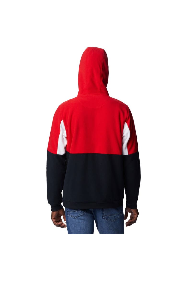 Men's Columbia Black Georgia Bulldogs Lodge Quarter-Zip Hoodie, Alternate, color, Black